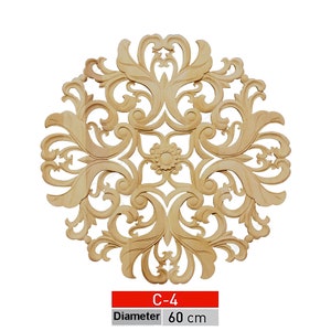 Ceiling Decor , Unpainted Sconce Decor , Applique Onlay, Home Wall Corner Decorations, Rustic Farmhouse Decals