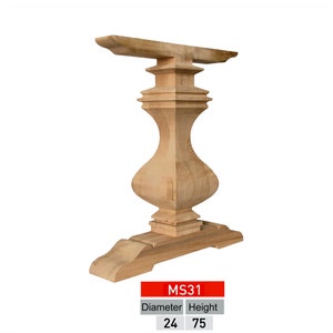 Table Leg, Unpainted Wood, Carved Corner, Applique Onlay, Home Wall Corners Embellishments, Rustic Farmhouse Decals