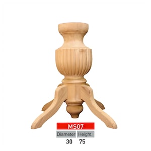Tafelpoot, ongeverfd hout, decoraties, rustieke boerderijtafelpoten, ongeverfde houten poten