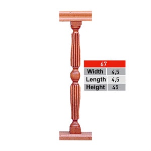 Carved Stair Post, special production,  massive embroidered, Newel Cup, custom ladder bollards, Pine wood, Custom newels, spiral