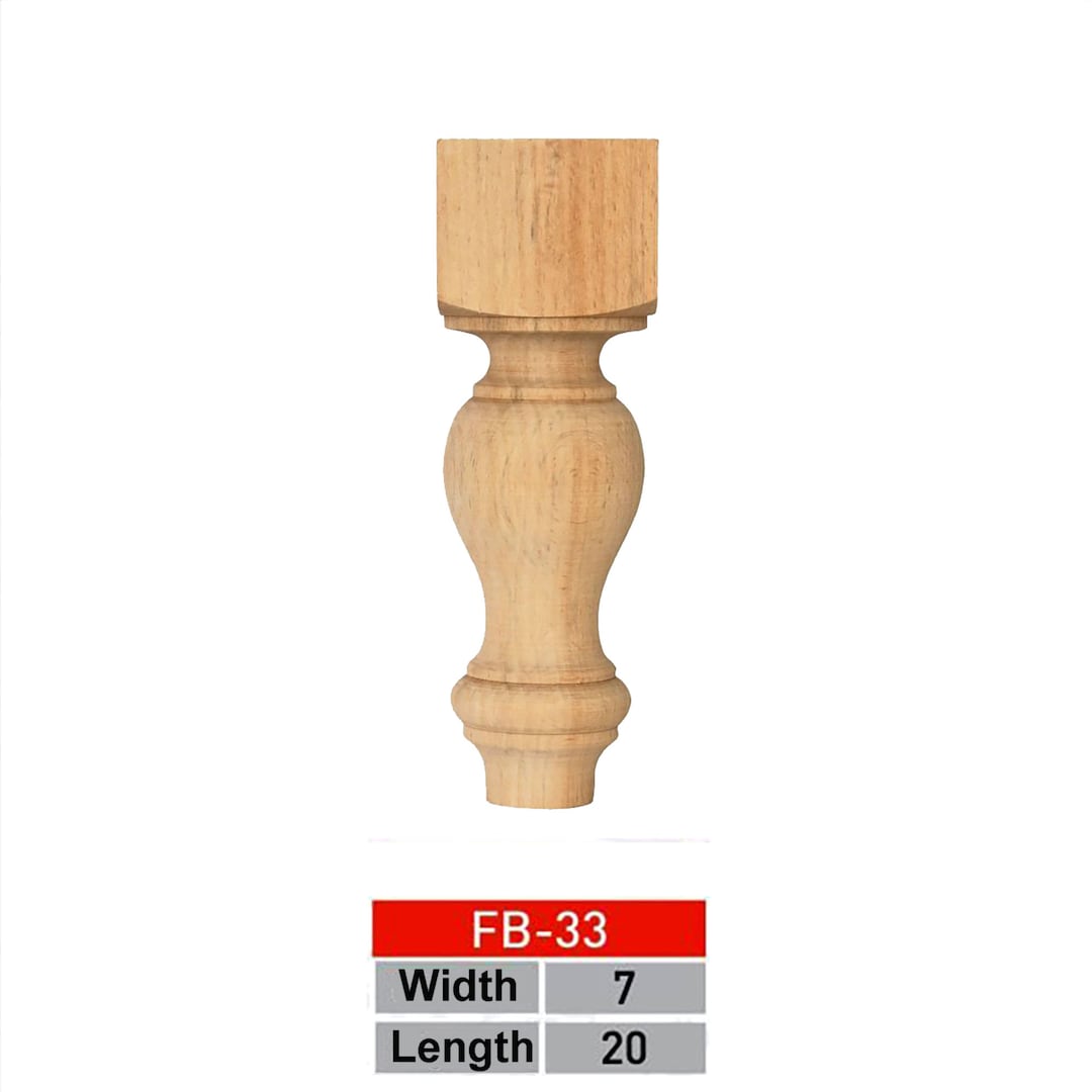 Farmhouse Wood Table Legs Kitchen Island Legs Dinner Table Legs Mid ...