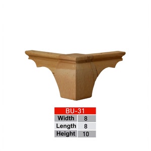 Farmhouse Wood Table Legs Kitchen Island Legs Dinner Table Legs Mid Century Legs Sofa Legs Strong Table Legs Diy Office