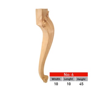 Farmhouse Wood Table Legs Kitchen Island Legs Dinner Table Legs Mid Century Legs Sofa Legs Strong Table Legs Diy Office