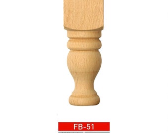 Set om 4, Bordsben i lantlig trä, Ben för köksö, Matbordsben, Ben från mitten av århundradet, Soffben, Starka bordsben, Omålade ben