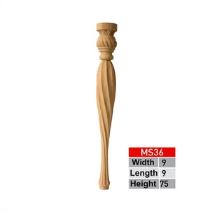 Kitchen Island Legs, Set of 4, Wood Table Legs, Turned Table Legs, Wood Desk Legs, Console Table Legs, Chair Legs, Bench Legs, Turned Legs