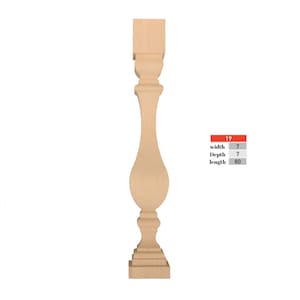 Carved Stair Post, special production,  massive embroidered, Newel Cup, custom ladder bollards, Pine wood, Custom newels, spiral