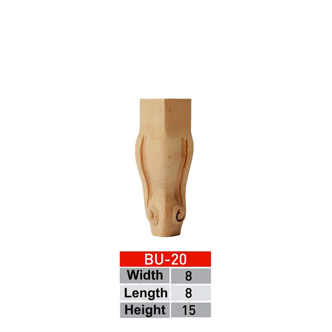 Farmhouse Wood Table Legs Set of 4 Kitchen Island Legs Dinner Table ...