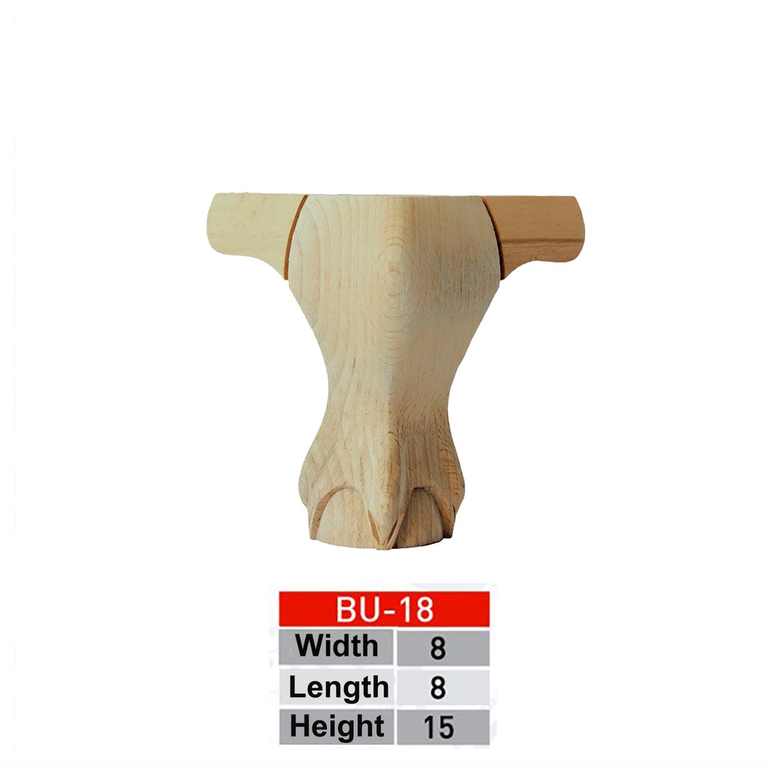 Farmhouse Wood Table Legs Kitchen Island Legs Dinner Table Legs Mid ...