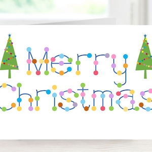 Merry Christmas card, Happy Xmas card, Printable festive card, Digital seasons greetings card, Instant download greeting card, Hanukkah