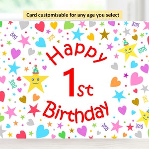 Printable happy birthday card, Colourful birthday greeting, Digital colourful card, Cow animals card, Instant download greeting card