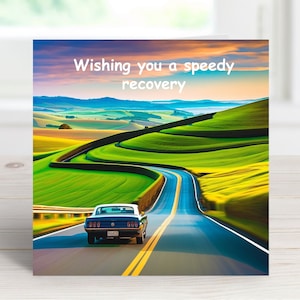 Get well soon card, thinking of you, wishing you a speedy recovery, miss you, digital healing card, instant download caring message