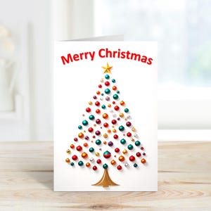 Merry Christmas card, Happy Xmas card, Printable festive card, Digital seasons greetings card, Instant download greeting card, Hanukkah