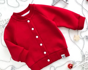 Chaqueta bomber para bebé - Abrigo de forro polar para bebés y niños pequeños.