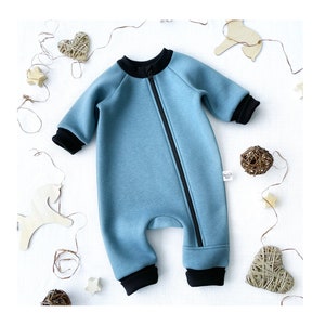 Infant Fleece Onesie – Warm Winter Jumpsuit for Babies and Toddlers, Zip-Up Baby Suit, Unisex, Cotton Blend, Multiple Colors Available