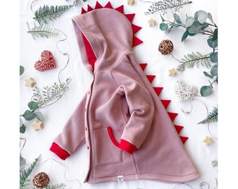 Baby Jacket - Dinosaur Hoodie for Toddlers, Kids Coat in 19 Colours