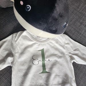 DIY Birthday Shirt Iron-on picture birthday personalized Baby children teens image 3