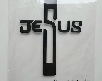 Christliches Bügelbild | "Jesus rettet die Welt" | "Thats how Jesus saved the World" | zum selbstaufbügeln