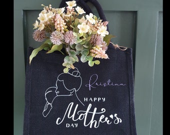 Jute shopper | "Mother's Day Bag" | Happy Mother's Day