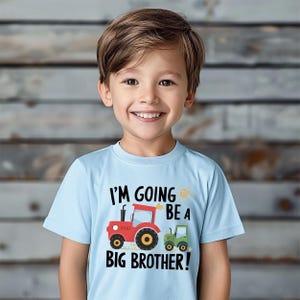 Big Brother Tractor Shirt: Pregnancy Announcement Tee