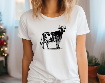 Western Shirt | Cows t-Shirt | Cute Cow Shirt | Cow Lover Shirt | Funny Cow Shirt | Farm Lover Tee | Farm Animal Shirt | Highland Cow Shirt