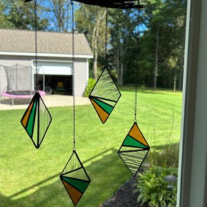 Sun catcher in stained glass