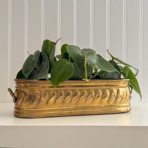 Mini vaso da fiori in ottone vintage, stile boho, decorazione floreale per la casa