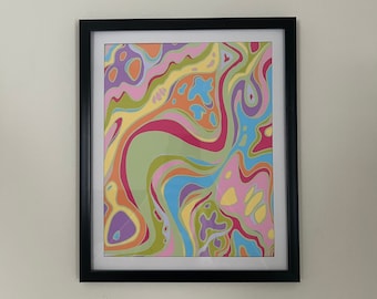 Abstract art print