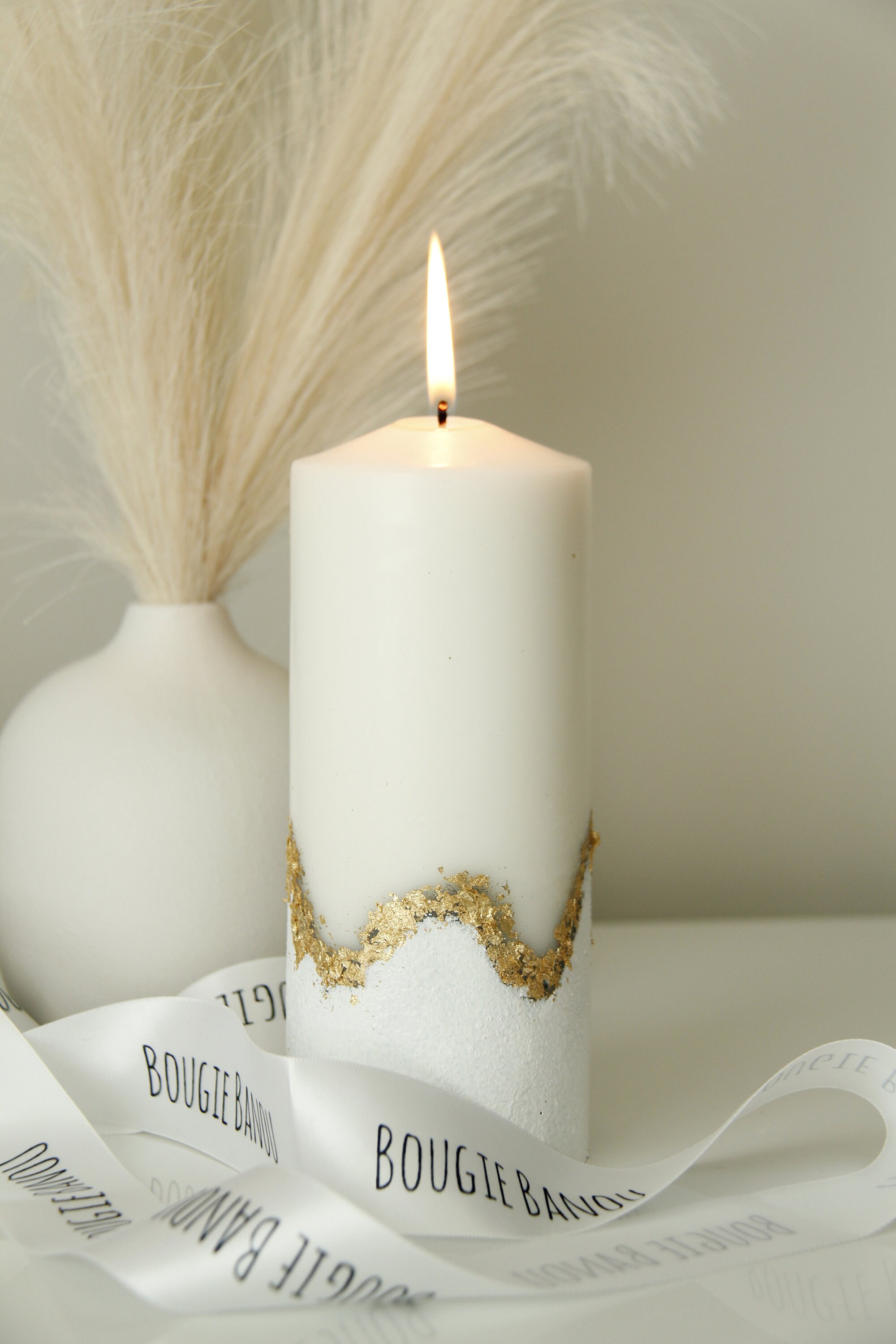 Decorative Concrete Pillar Candles | Home Decor | Decorative Candle | Minimalist Aesthetic Home Decor | Modern Candle | Gift |