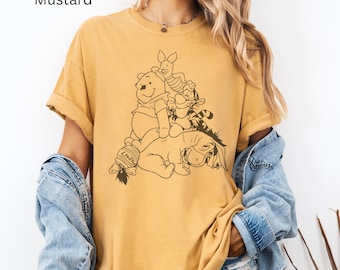 Comfort Colors Winnie the Pooh Shirt, Disney Trip Tee