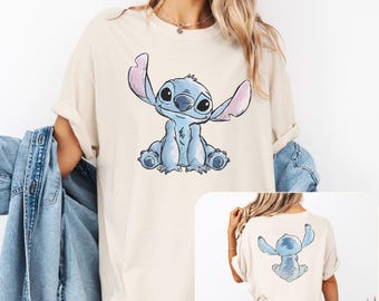 Lilo and Stitch Disney Shirt, Front and Back Print, Family Vacation