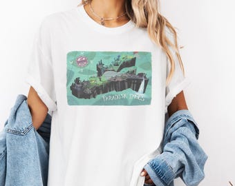 Camiseta con el mapa de Paradise Falls de Disney Pixar UP