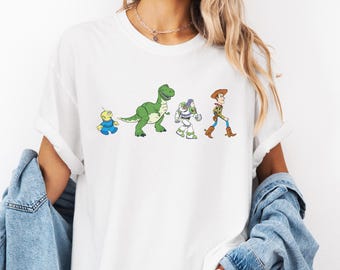 Toy Story Walking Crew Shirt, Disney Family Vacation Tee