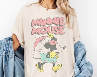 Vintage Minnie Mouse Shirt, Disneyland Trip Tee