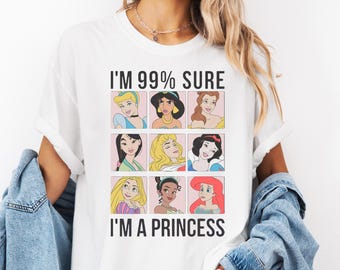 99% Sure Disney Princess Shirt, Family Trip Tee