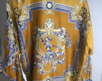 トップス vintage made in ITALY VERSACE silk shirt Men's Rare Versace Vintage Shirt, Made In Italy, Silk