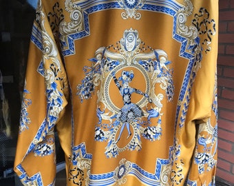 Versace 1991/1992 Original Silk Vintage Collection Silk Shirt