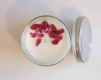 Scented Soy Candle | Soy Wax Candle (no paraffin) | Birthday Gift | Gift for her | Home Decor | Rose Quartz-Coffee-Floral-Fruits Candles