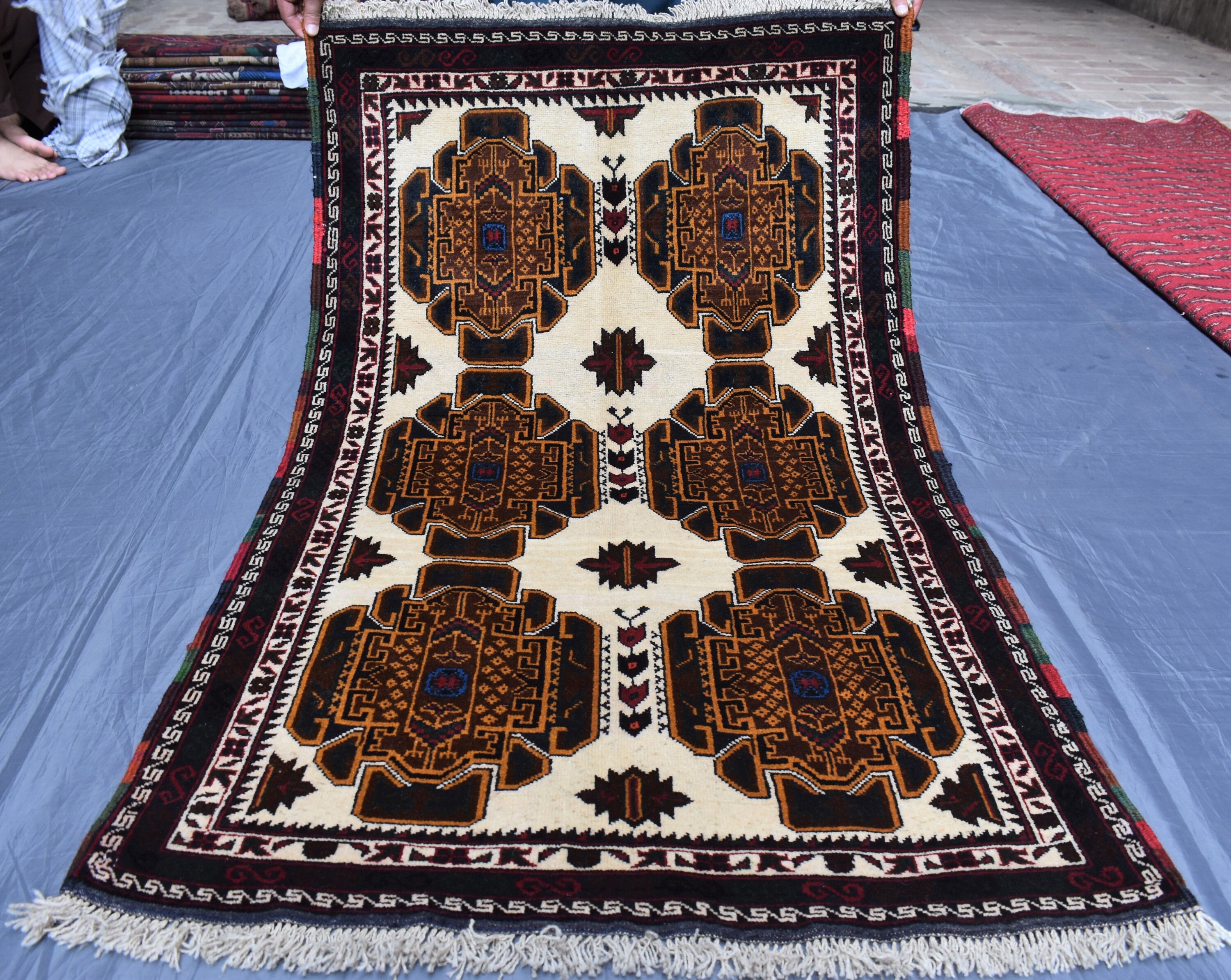 Shirvan Kelim Rug From Pakistan - 148 x 100 cm Shirvan Kelim Rug From Pakistan - 148 x 100 cm