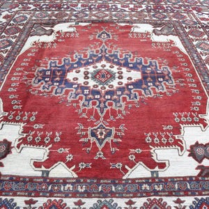 10x13 Ft Collectors Piece Gul Berjesta Kilim Rug, Antique Kilim Rug, Handmade Wool Berjesta Rug, Geometric Afghan Tribal Rug Living Room Rug