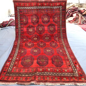 5x9 Ft Antique Caucasian Floral Design Rug, Afghan Handmade veg dyes Wool Area rug, Tribal Antique Oriental Rug, Bedroom Rug, Office Rug 5x9