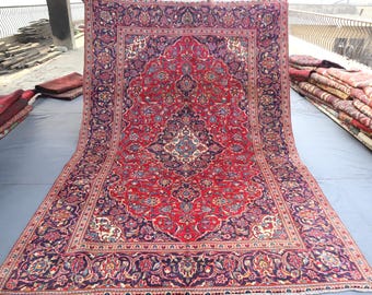 7x10 Ft Antique Turkmen Rug, Tekke Ersari Rug, Tribal Vintage Area Rug, Afghan Handmade Wool Rug, Oriental Rug, Bedroom Rug, Living Room Rug
