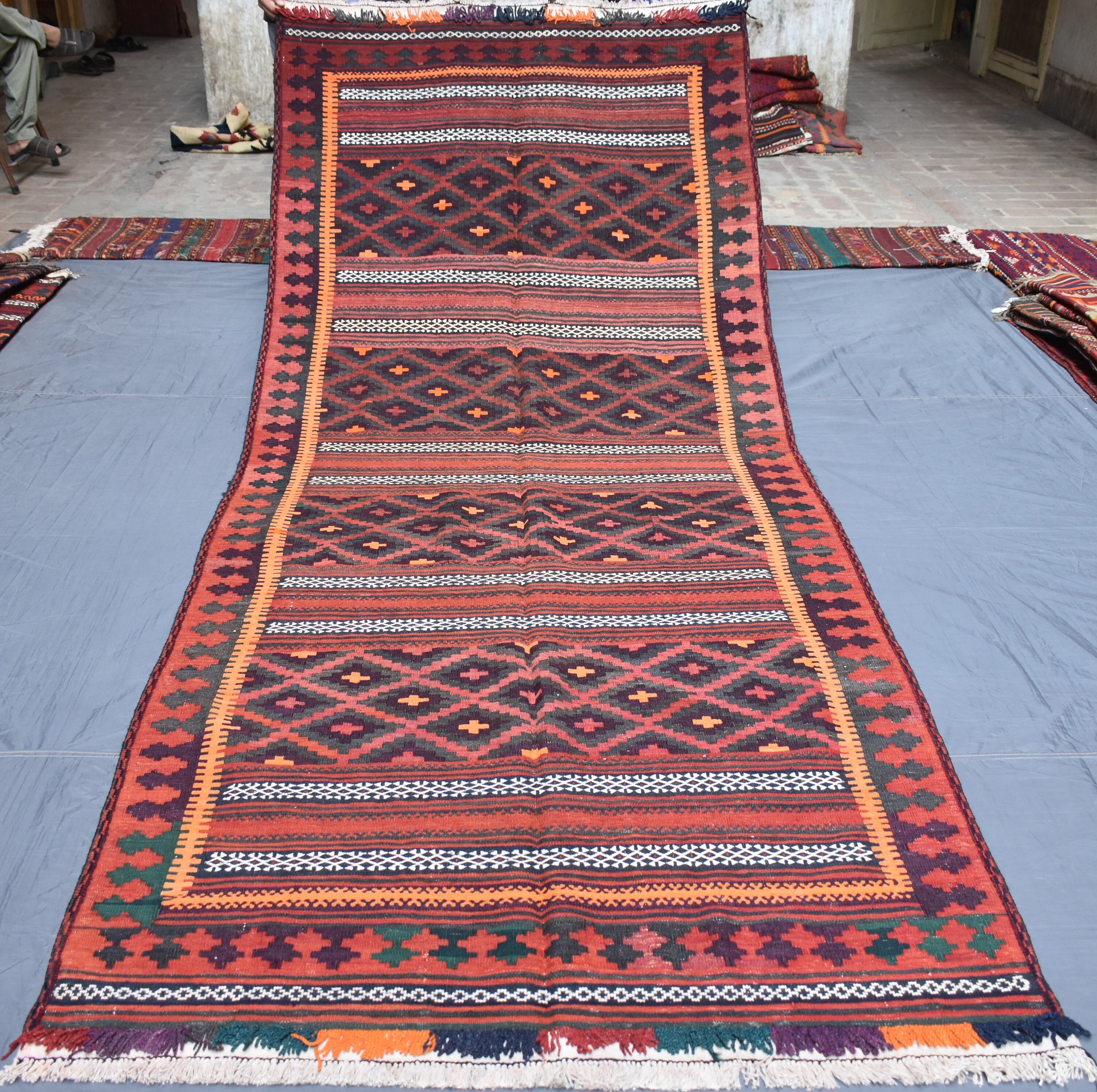 ヴィンテージキリム　ウールラグ be59ab322e2ca2e5d46aa7ec502713