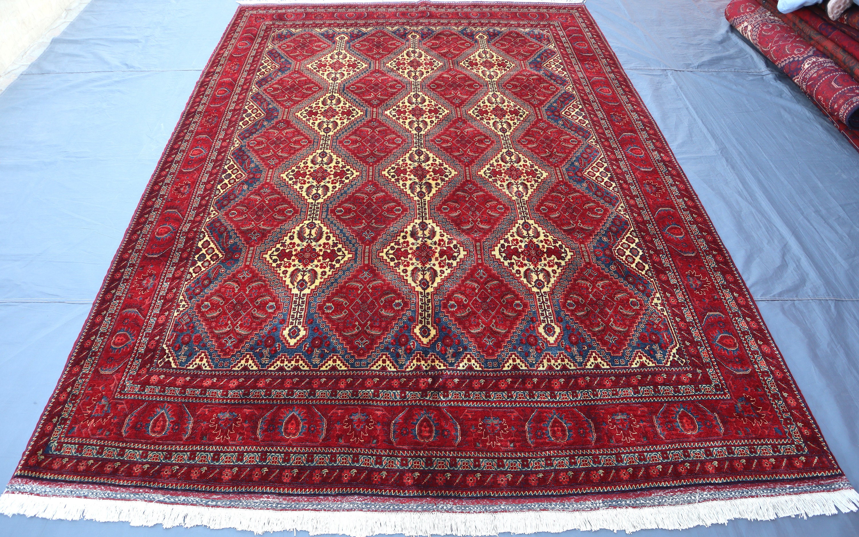 7x10 Ft Belgic Area Rug/ Afghan Super Fine Hand Knotted Veg Dyes Rug ...