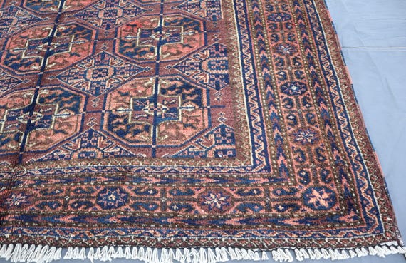 48/89 "紫水晶" Afghan Baluchi  Vintage Rug 48/89 