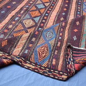 Kelim Teppich - Afghanischer Kelim Teppich - Handgemachter Kelim Teppich - Teppiche für Wohnzimmer - Schlafzimmer Teppich - Antiker handgemachter Kelim Teppich