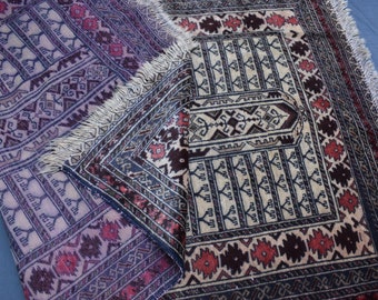 ヴィンテージラグ　バルーチ　トライバルラグ　アフガニスタン絨毯　ウール アフガニスタン パルダ ラグ/ヴィンテージ トライバル ラグ