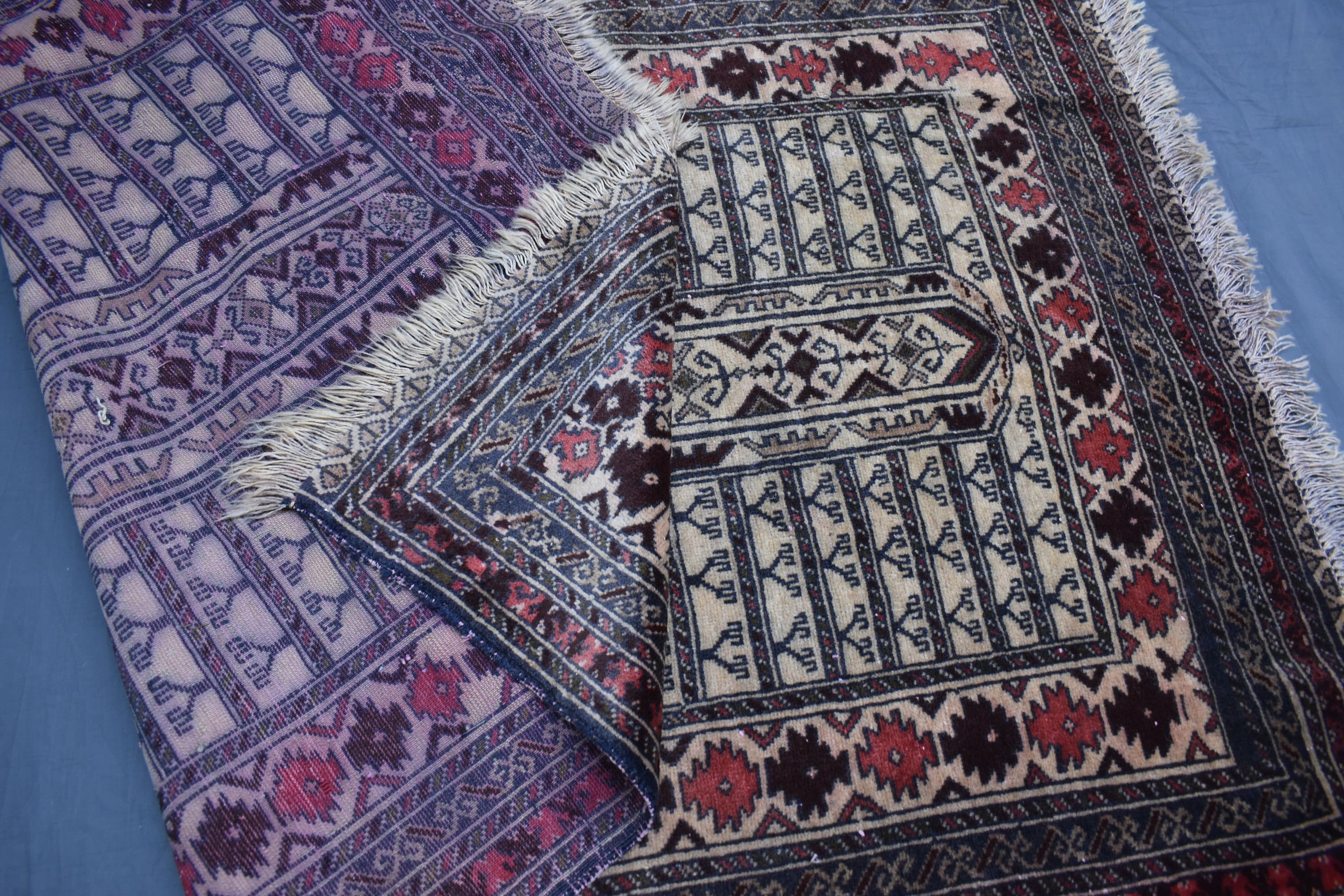 アフガニスタン パルダ ラグ/ヴィンテージ トライバル ラグ