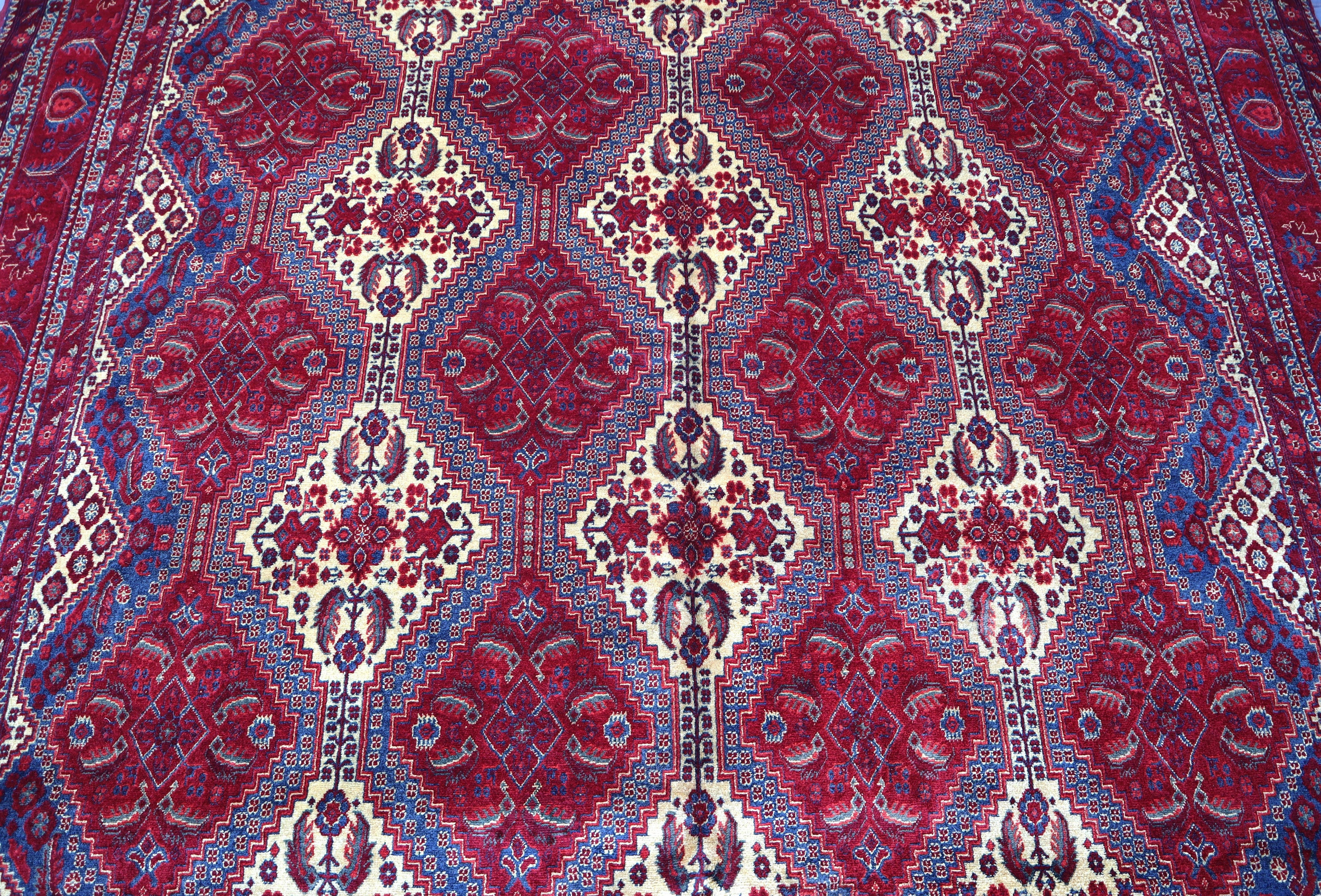 7x10 Ft Belgic Area Rug/ Afghan Super Fine Hand Knotted Veg Dyes Rug ...