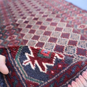 Caucasian piece Rug 4x7 Ft, Afghan Handmade Soft Wool Rug, Vintage Area Rug, Bedroom Rug, Oriental Baluch Rug, Kids Room Carpet, Boho Rug