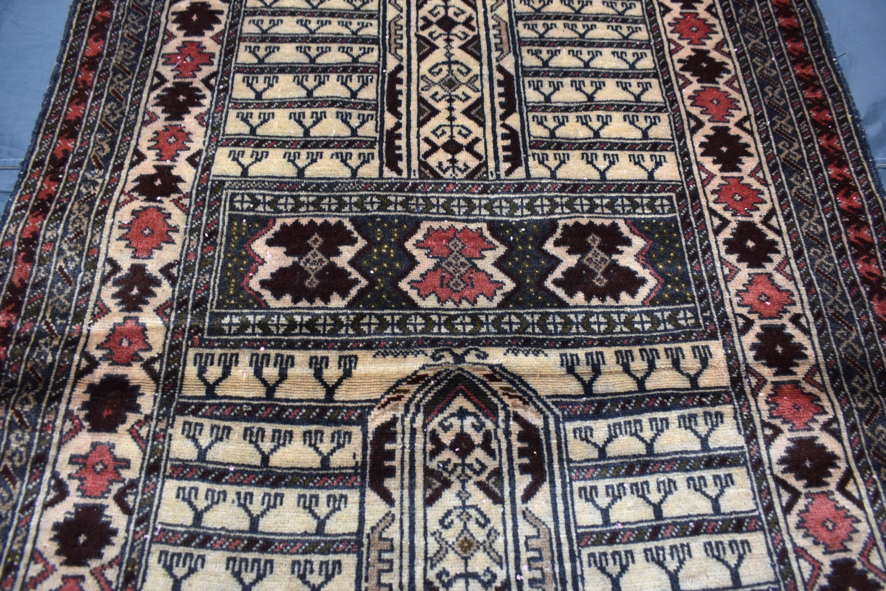 アフガニスタン パルダ ラグ/ヴィンテージ トライバル ラグ